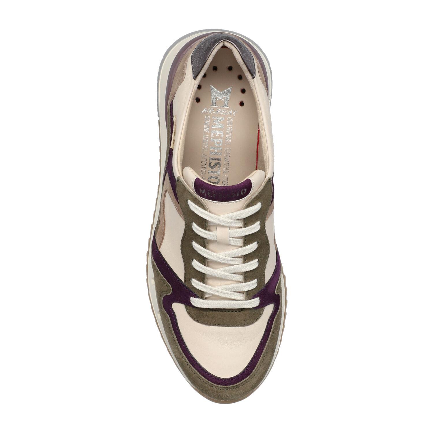 lacets femme modèle Angie vert lichen - Mephisto